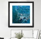 Ocean's Flow by L. Renee Jones on GIANT ART - blue mixed media