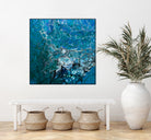 Ocean's Flow by L. Renee Jones on GIANT ART - blue mixed media