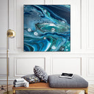 Celestial Seas by L. Renee Jones on GIANT ART - blue mixed media