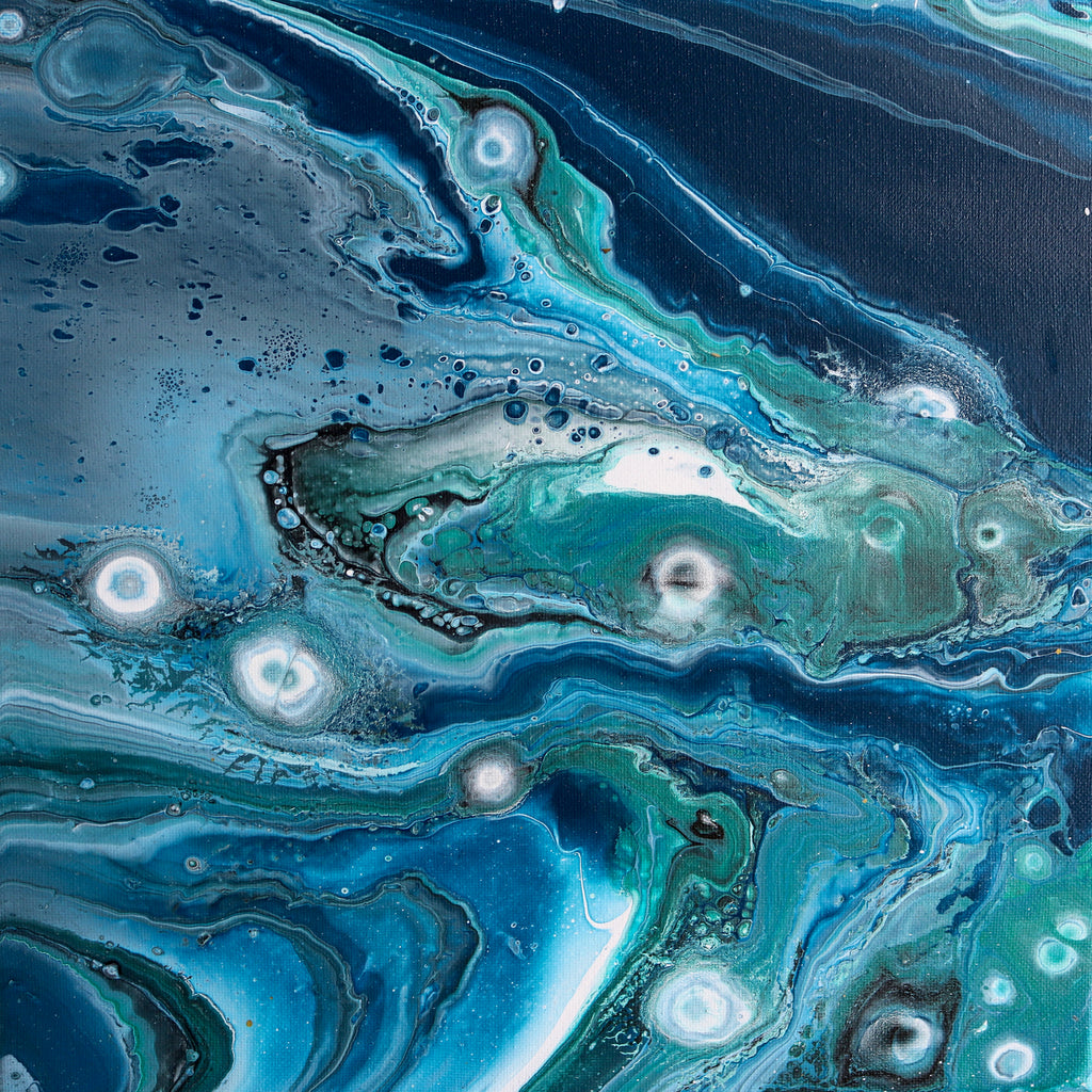 Celestial Seas by L. Renee Jones on GIANT ART - blue mixed media