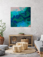 sp by L. Renee Jones on GIANT ART - blue mixed media