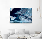 Oceans by L. Renee Jones on GIANT ART - blue mixed media