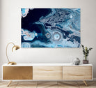 Oceans by L. Renee Jones on GIANT ART - blue mixed media