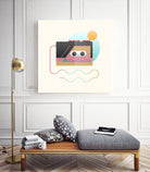 Summer Rhythm by Francisco Moreno on GIANT ART - yellow vector illustration