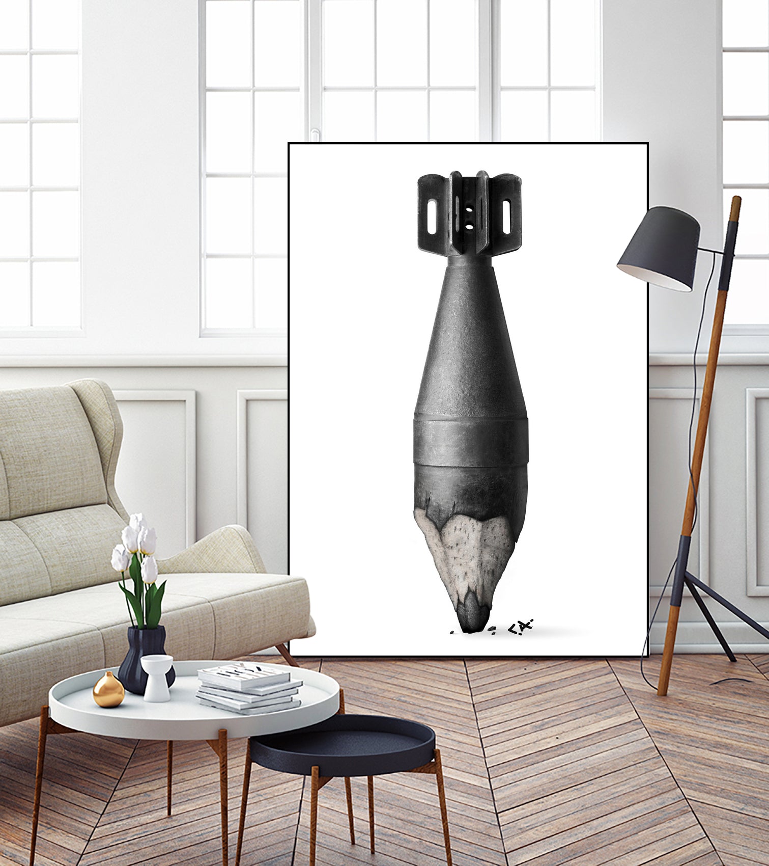 Penci Bomb by Catalin Anastase on GIANT ART - black digital painting