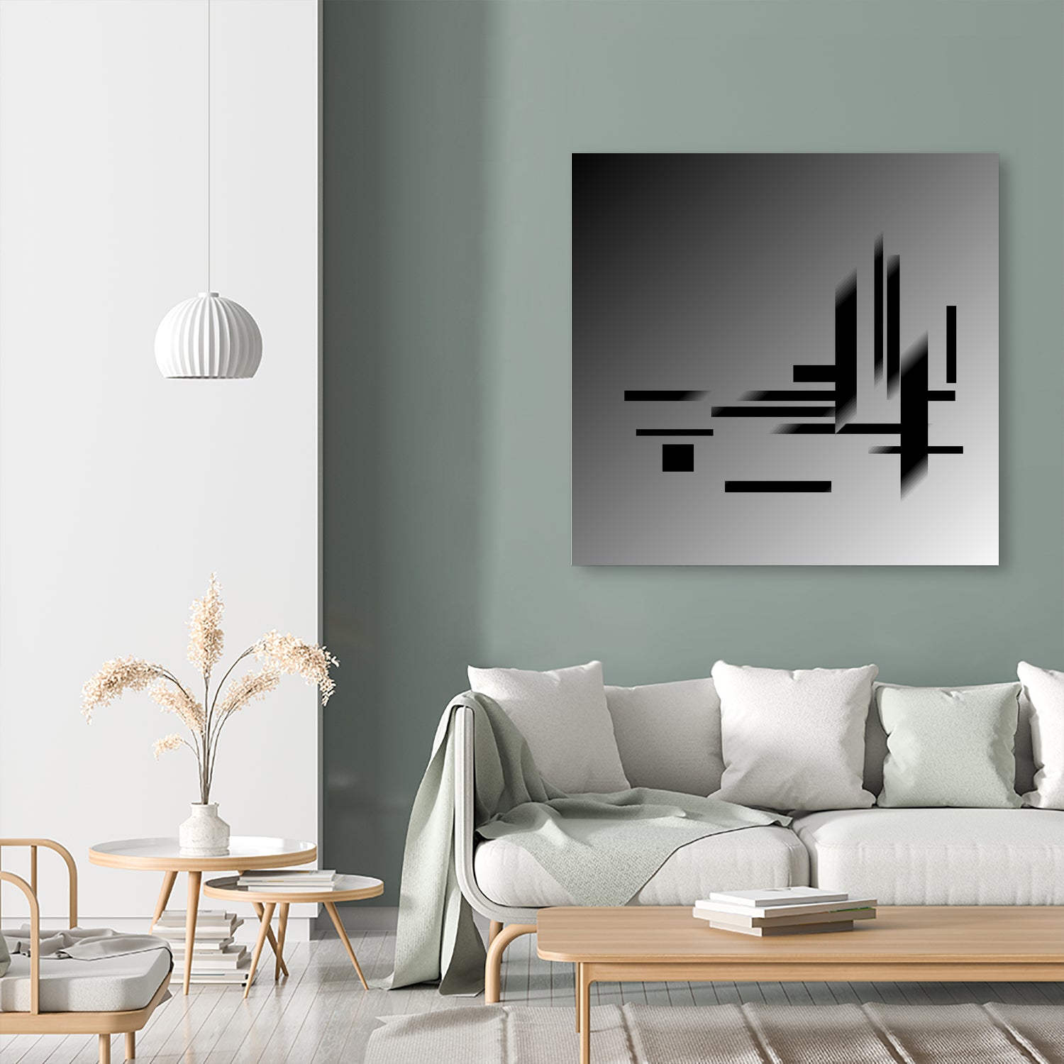 Silver lights by Yo Anderson on GIANT ART - gray digital painting