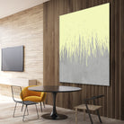 Concrete Fringe Yellow by Emeline Tate-Robertson on GIANT ART - yellow digital painting