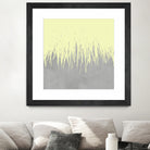 Concrete Fringe Yellow by Emeline Tate-Robertson on GIANT ART - yellow digital painting