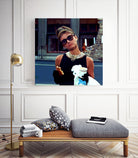 Audrey Hepburn @ Breakfast At Tiffanys #3 by Gabriel T Toro on GIANT ART - black mixed media