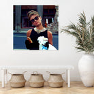 Audrey Hepburn @ Breakfast At Tiffanys #3 by Gabriel T Toro on GIANT ART - black mixed media