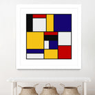 Mondrian De Stijl Art Movement by Saadana Shanmukam on GIANT ART - yellow digital drawing