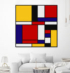 Mondrian De Stijl Art Movement by Saadana Shanmukam on GIANT ART - red digital drawing