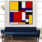 Mondrian De Stijl Art Movement by Saadana Shanmukam on GIANT ART - red digital drawing