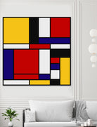 Mondrian De Stijl Art Movement by Saadana Shanmukam on GIANT ART - red digital drawing