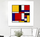 Mondrian De Stijl Art Movement by Saadana Shanmukam on GIANT ART - red digital drawing