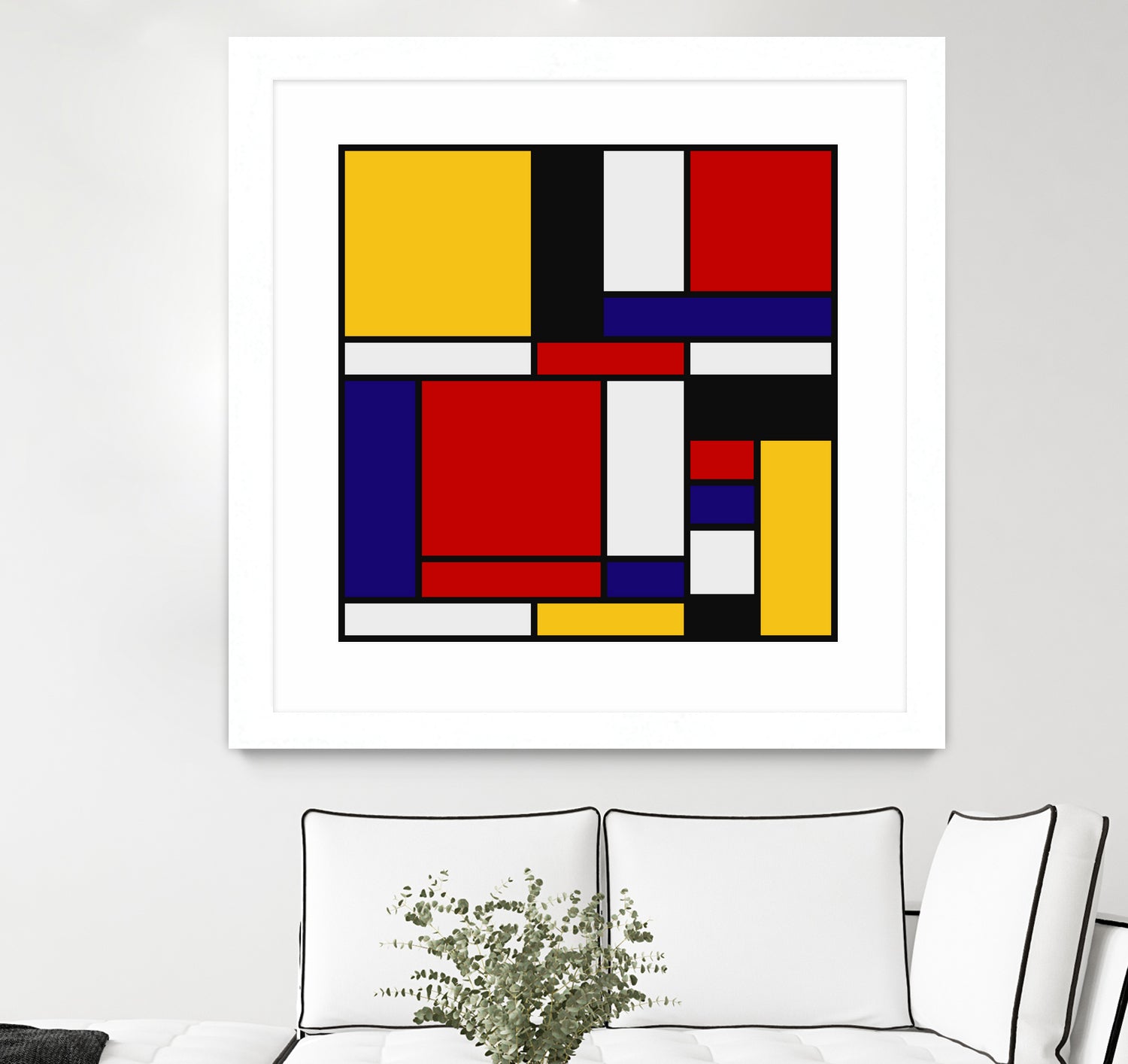 Mondrian De Stijl Art Movement by Saadana Shanmukam on GIANT ART - red digital drawing