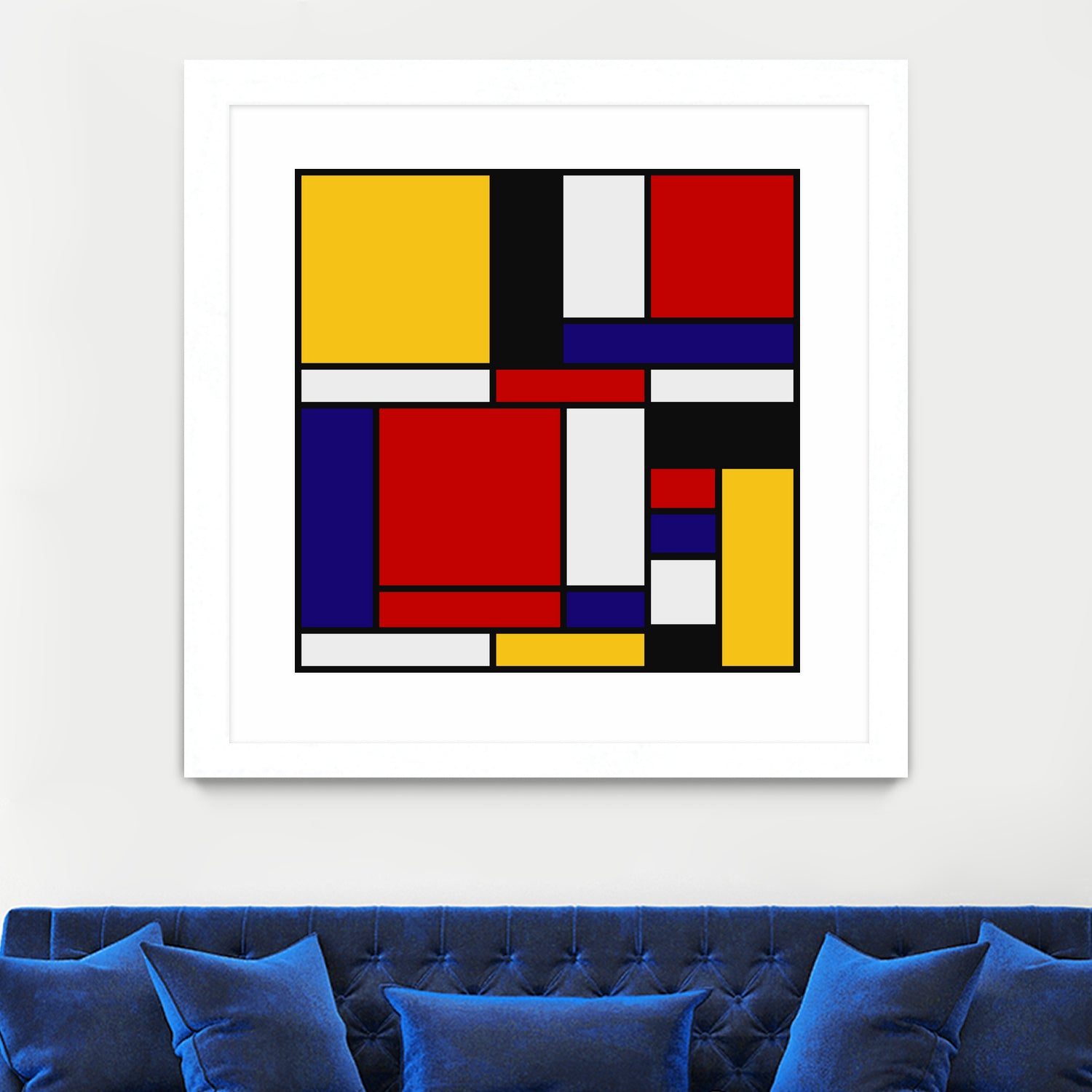 Mondrian De Stijl Art Movement by Saadana Shanmukam on GIANT ART - red digital drawing