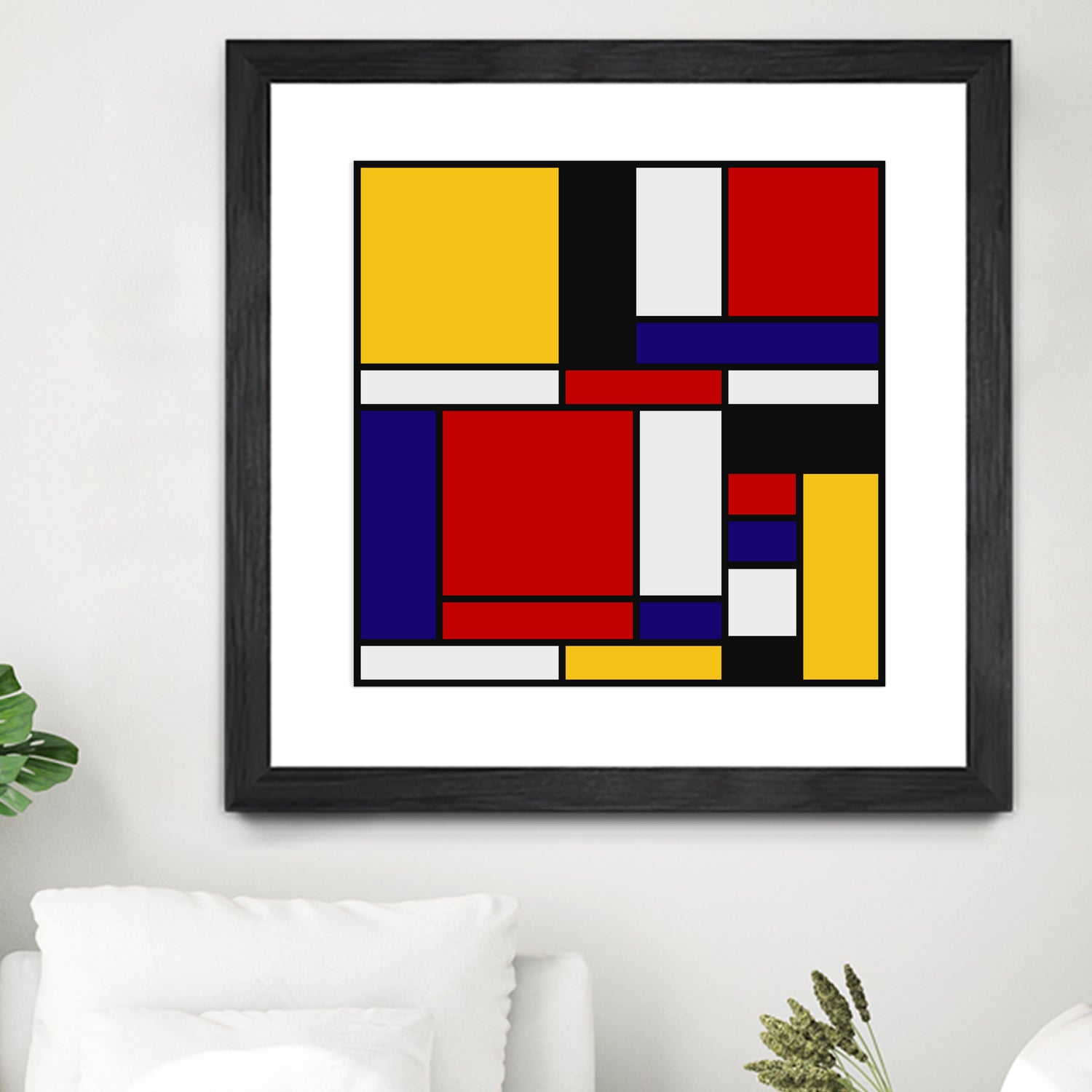 Mondrian De Stijl Art Movement by Saadana Shanmukam on GIANT ART - red digital drawing