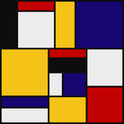 Mondrian De Stijl Art Movement by Saadana Shanmukam on GIANT ART - yellow digital drawing