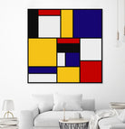 Mondrian De Stijl Art Movement by Saadana Shanmukam on GIANT ART - yellow digital drawing