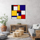 Mondrian De Stijl Art Movement by Saadana Shanmukam on GIANT ART - yellow digital drawing