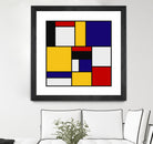 Mondrian De Stijl Art Movement by Saadana Shanmukam on GIANT ART - yellow digital drawing