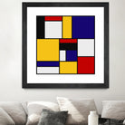 Mondrian De Stijl Art Movement by Saadana Shanmukam on GIANT ART - yellow digital drawing