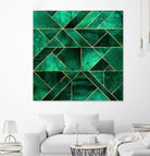 Abstract Nature - Emerald Green by Elisabeth Fredriksson on GIANT ART - green digital painting