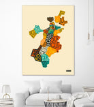 Boston Neighborhoods by Jazzberry Blue on GIANT ART - red vector illustration