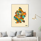 Brooklyn Neighborhoods by Jazzberry Blue on GIANT ART - white vector illustration