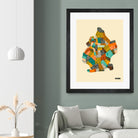 Brooklyn Neighborhoods by Jazzberry Blue on GIANT ART - white vector illustration