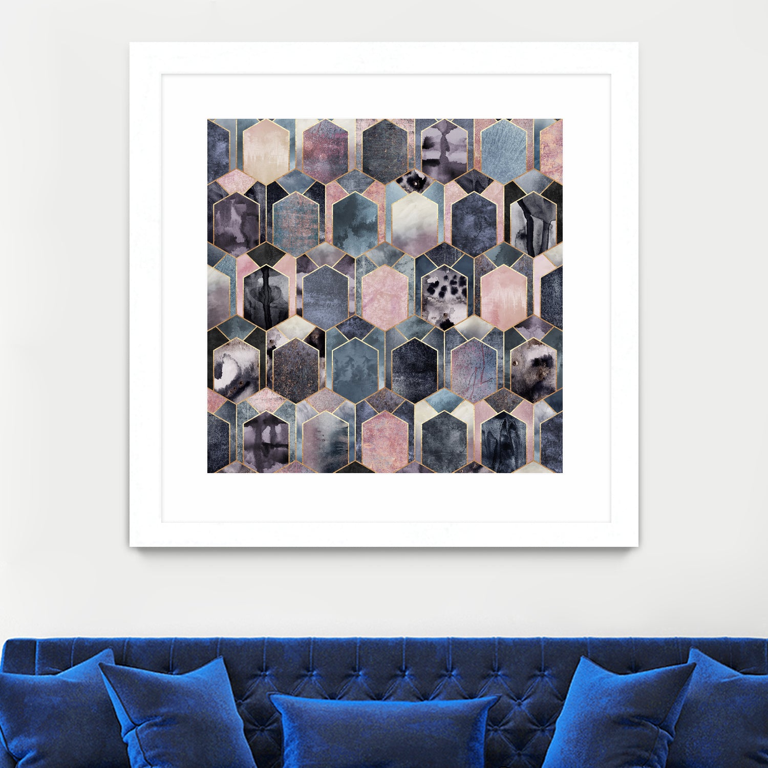 Art Deco Dream by Elisabeth Fredriksson on GIANT ART - blue digital painting