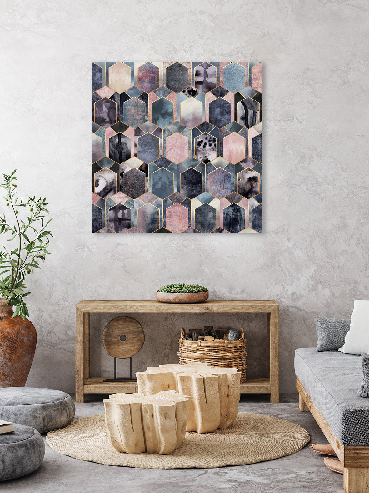 Art Deco Dream by Elisabeth Fredriksson on GIANT ART - blue digital painting