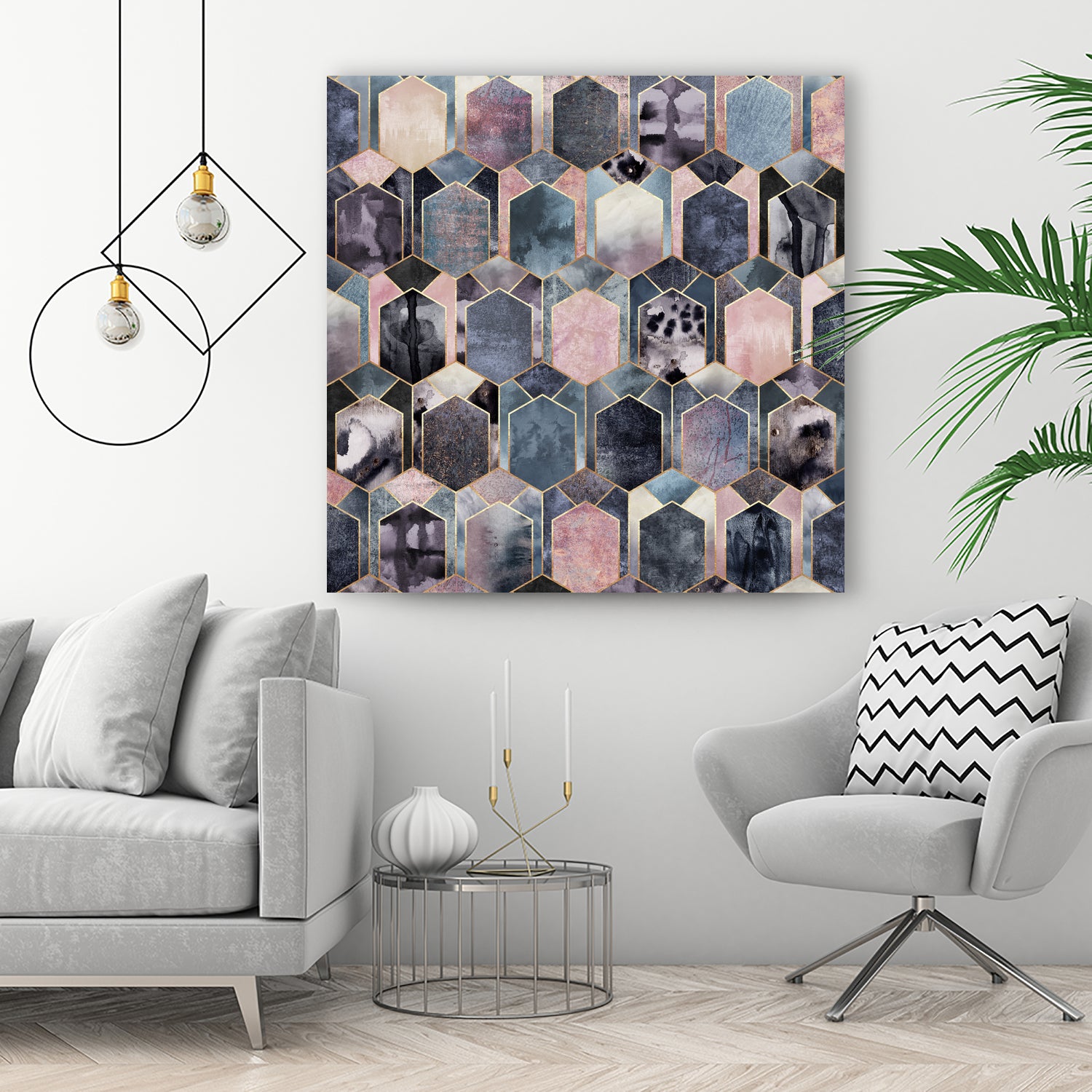 Art Deco Dream by Elisabeth Fredriksson on GIANT ART - blue digital painting