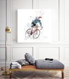 I want to ride my bicycle by Solti Balázs on GIANT ART - white mixed media
