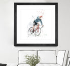 I want to ride my bicycle by Solti Balázs on GIANT ART - white mixed media