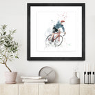 I want to ride my bicycle by Solti Balázs on GIANT ART - white mixed media