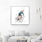 I want to ride my bicycle by Solti Balázs on GIANT ART - white mixed media