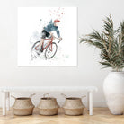 I want to ride my bicycle by Solti Balázs on GIANT ART - white mixed media
