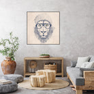 Cool lion by Solti Balázs on GIANT ART - brown digital painting