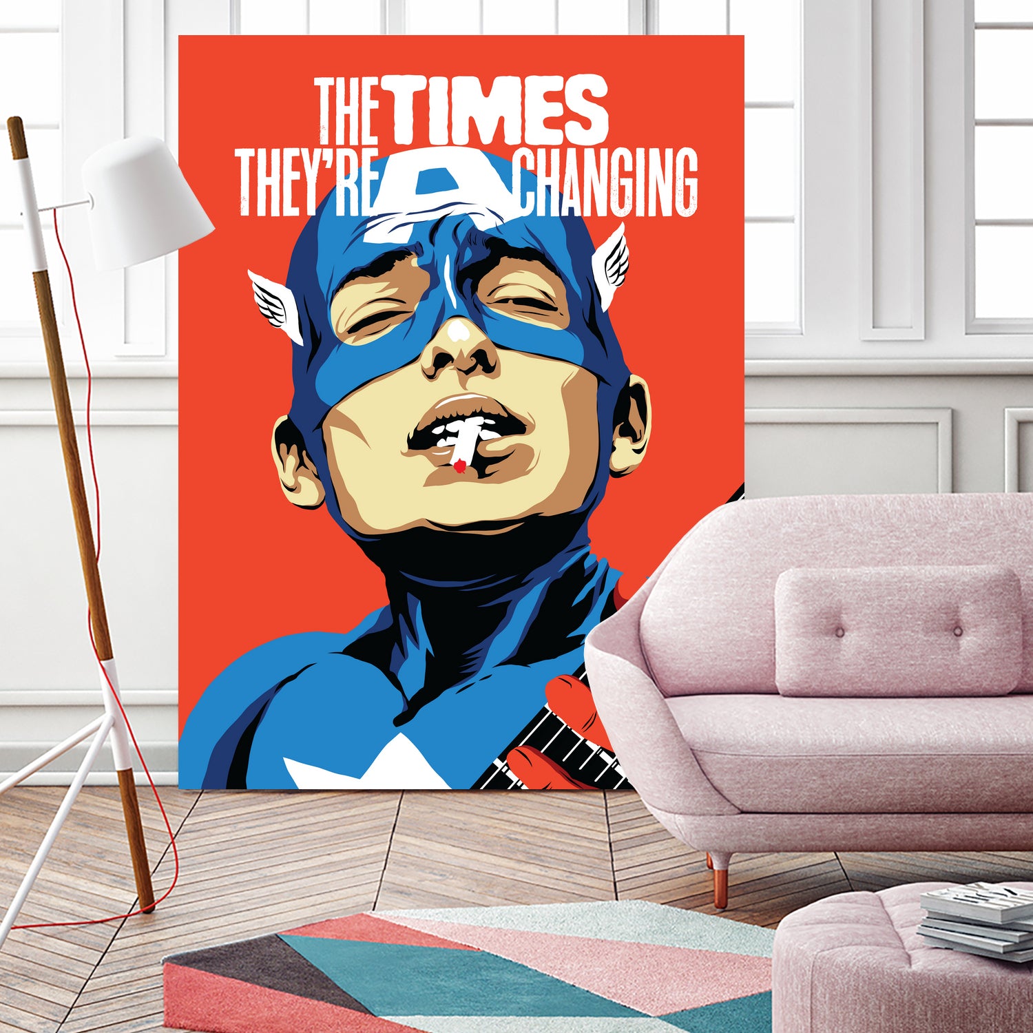 The Times They're A Changing by Bily Mariano da Luz on GIANT ART - red digital painting