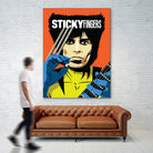 Sticky Fingers by Bily Mariano da Luz on GIANT ART - orange digital painting