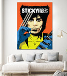 Sticky Fingers by Bily Mariano da Luz on GIANT ART - orange digital painting