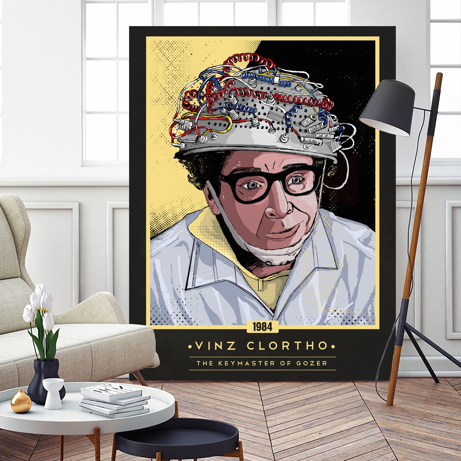 Vinz Clortho The Keymaster of Gozer by Francesca Blè on GIANT ART - white digital painting