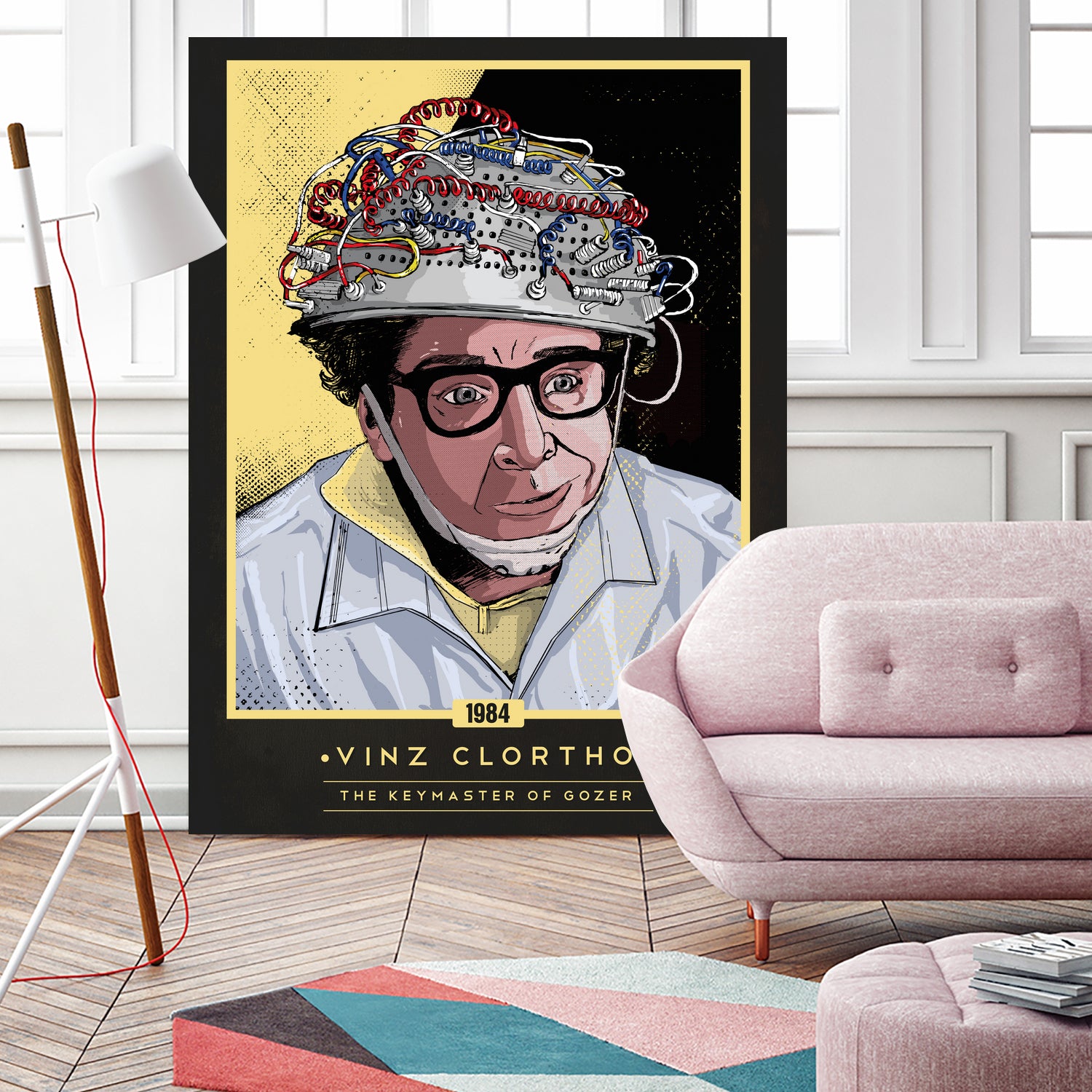 Vinz Clortho The Keymaster of Gozer by Francesca Blè on GIANT ART - white digital painting