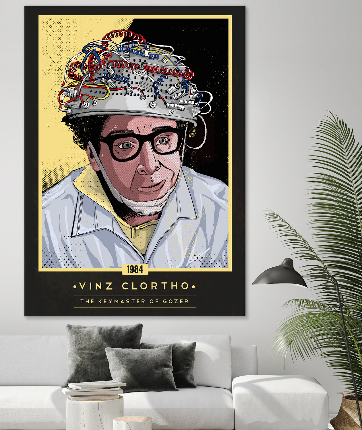 Vinz Clortho The Keymaster of Gozer by Francesca Blè on GIANT ART - white digital painting