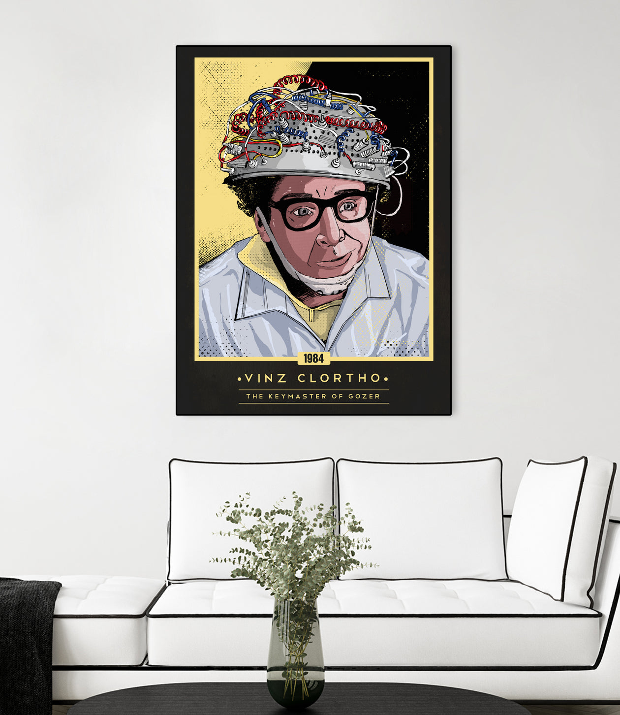 Vinz Clortho The Keymaster of Gozer by Francesca Blè on GIANT ART - white digital painting