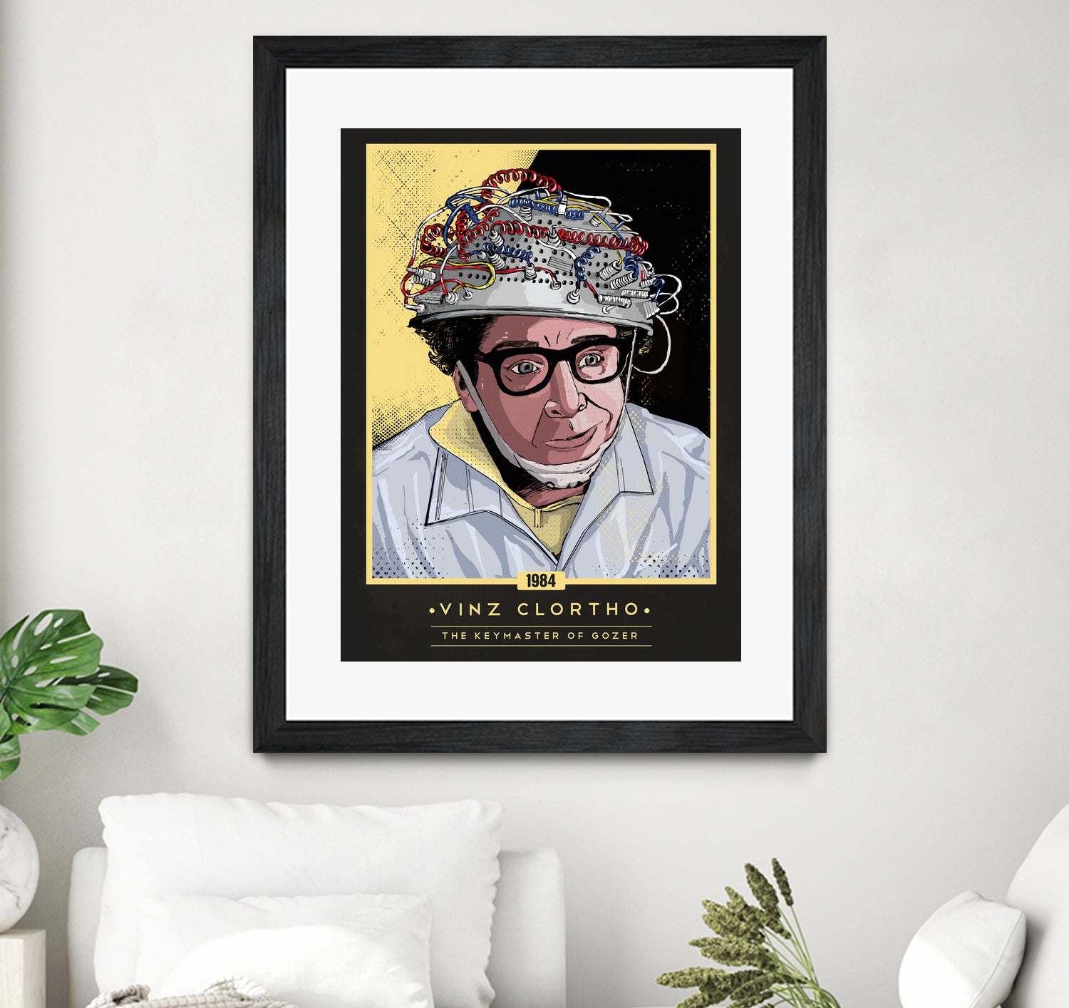 Vinz Clortho The Keymaster of Gozer by Francesca Blè on GIANT ART - white digital painting