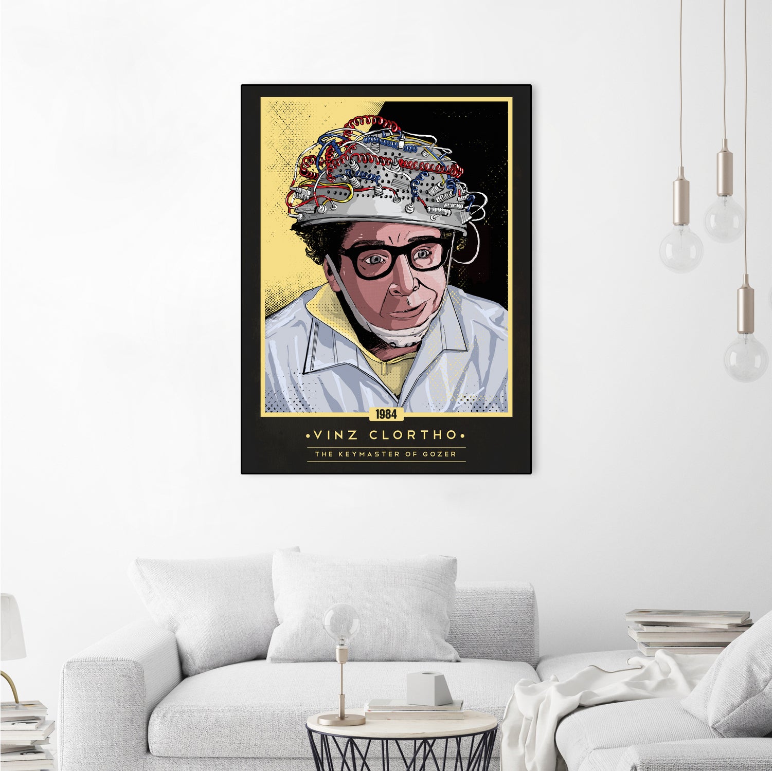 Vinz Clortho The Keymaster of Gozer by Francesca Blè on GIANT ART - white digital painting