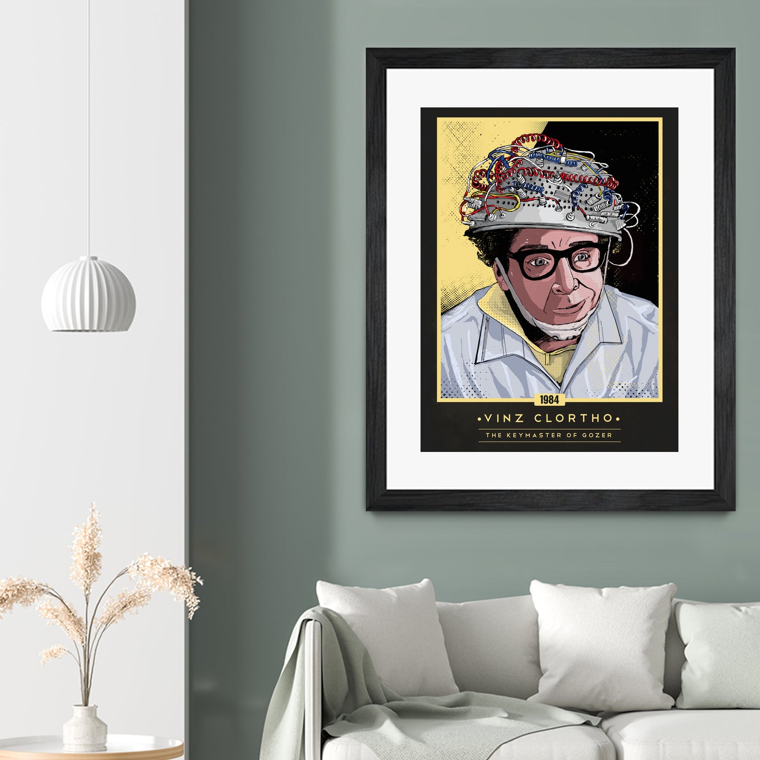 Vinz Clortho The Keymaster of Gozer by Francesca Blè on GIANT ART - white digital painting